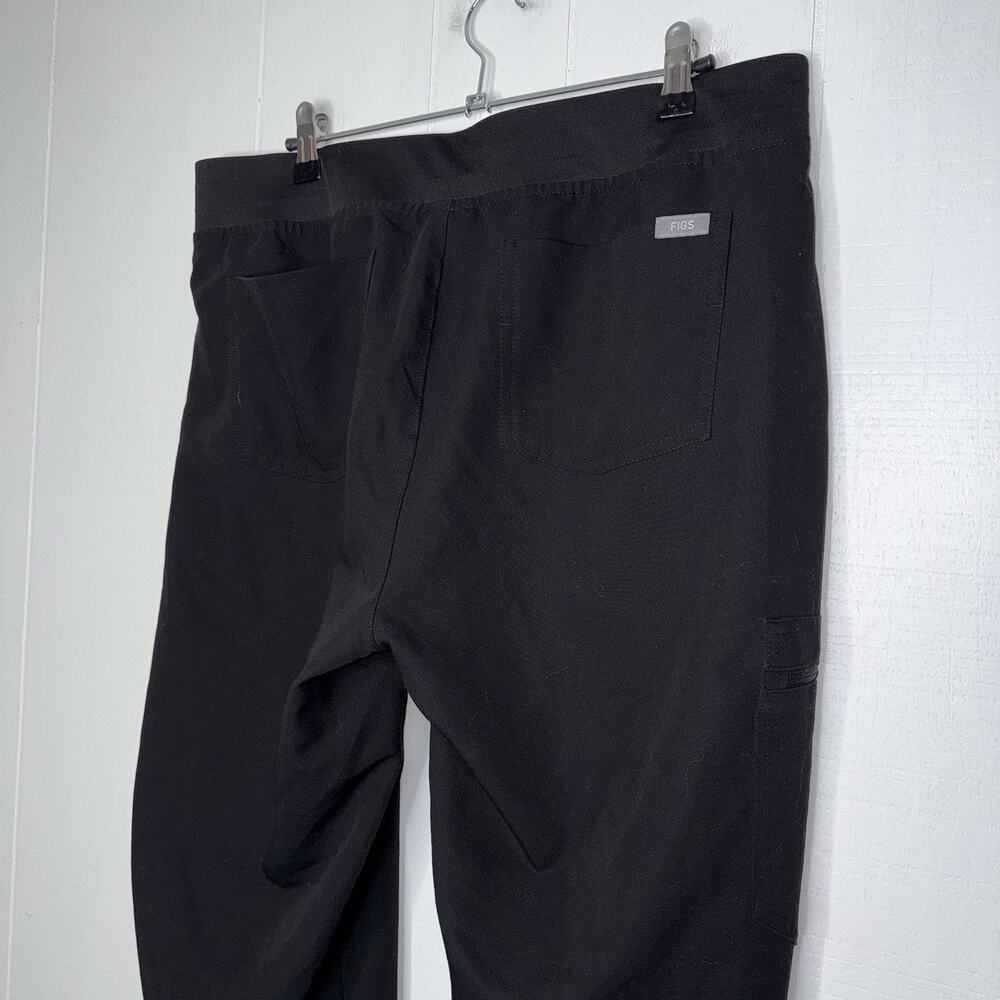 Figs Women’s Tech Collection Jogger Scrub Pants Black Size Large Tall - Picture 4 of 5